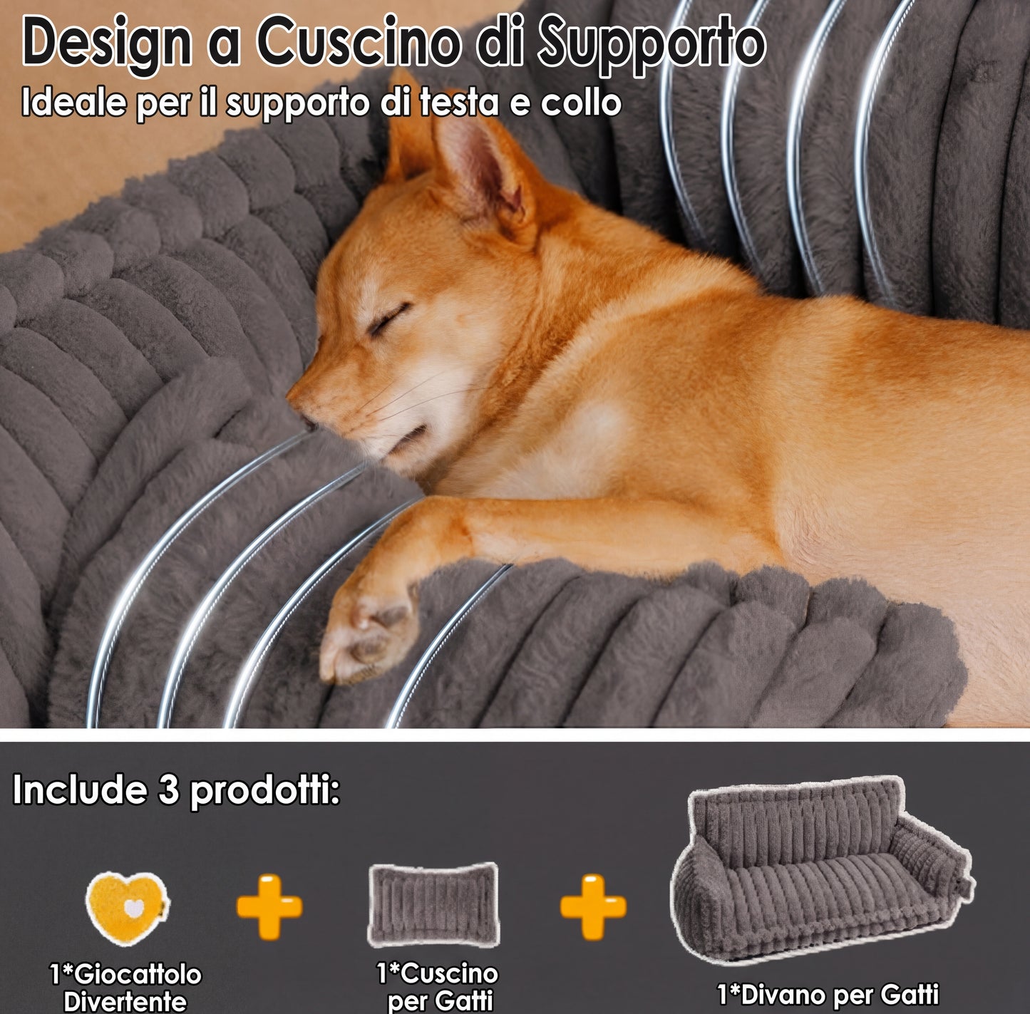 Ortocalma™ Divanetto Ortopedico Calmante